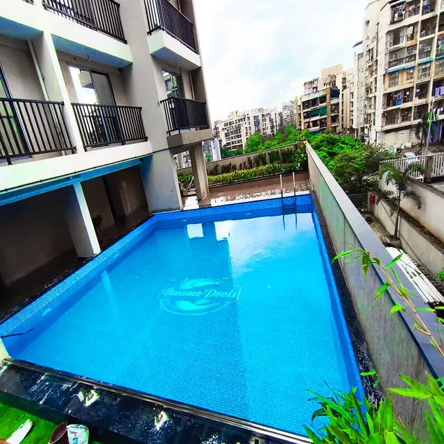 Pool contractor — Highrise rooftop pool by Dreamz Pools